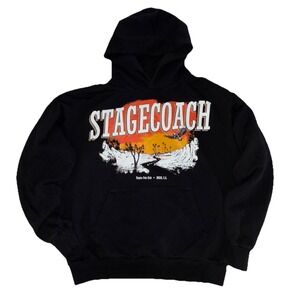 Stagecoach Country Festival‎ 2025 Hoodie L  Zach Bryan Jelly Roll Luke Combs NEW